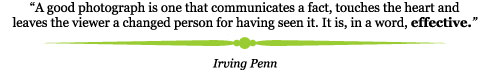 Irving Penn quote